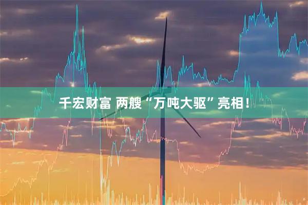 千宏财富 两艘“万吨大驱”亮相！