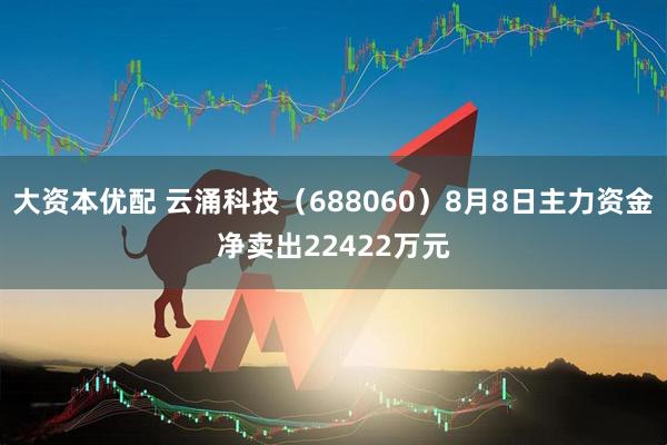 大资本优配 云涌科技（688060）8月8日主力资金净卖出22422万元